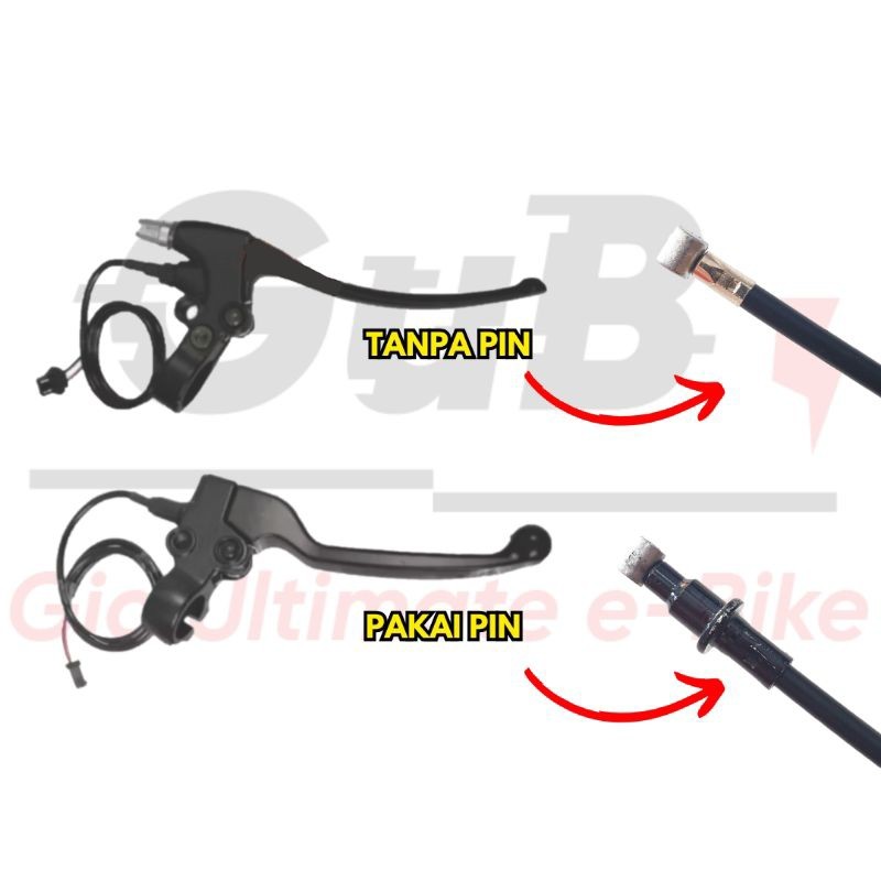 DISKON>> Termurah Kabel Rem Sepeda Listrik Original Depan Belakang / Tali Rem Sepeda Listrik Ebike /
