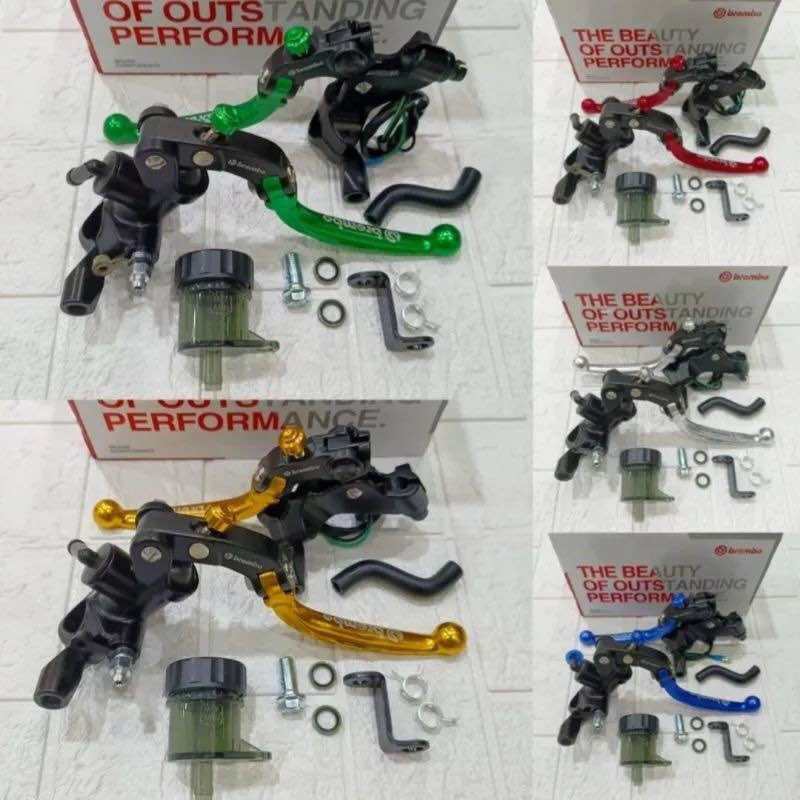 NEW PROMO Master Rem BREMBO Model Acosato Tabung Pisah Set Kanan Master + Kiri Kopling ( Mio, Beat, 