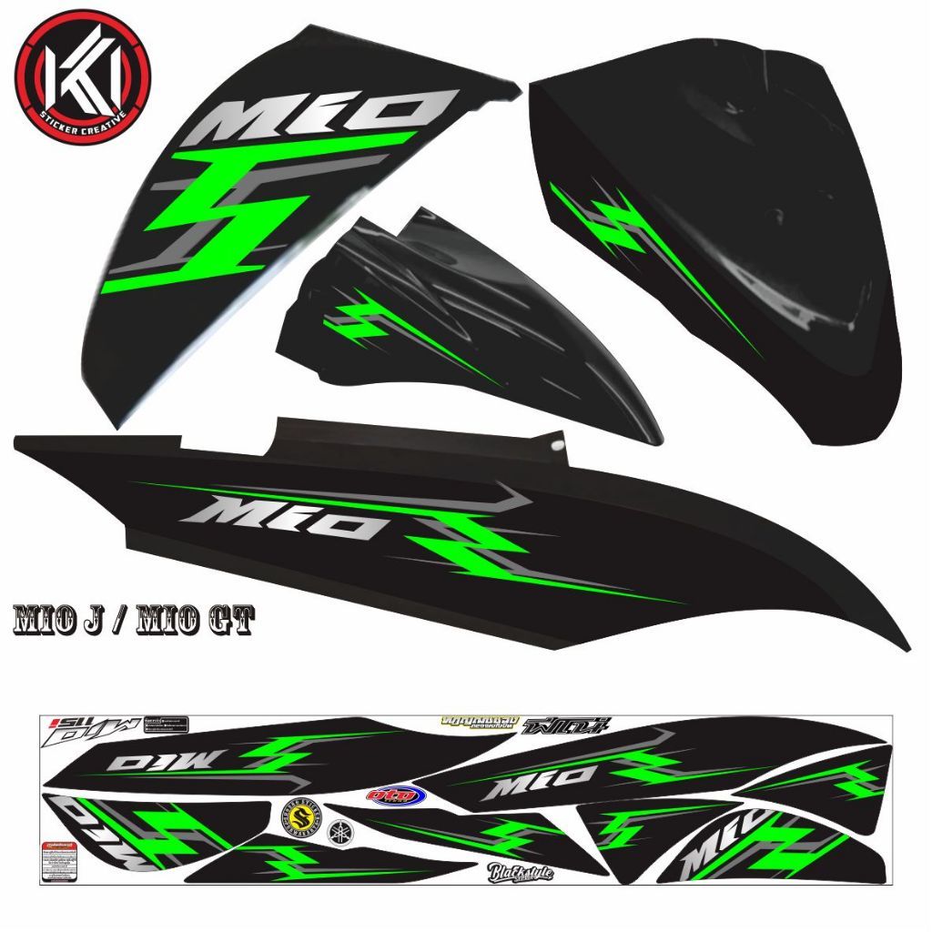 STRIPING MOTOR MIO J /  STICKER MOTOR MIO J VARIASI LIS / VARIASI