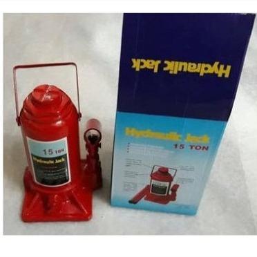 DONGKRAK MOBIL 15 TON HIDROLIK HYDRAULIC JACK BOTOL TRUK - dongkrak