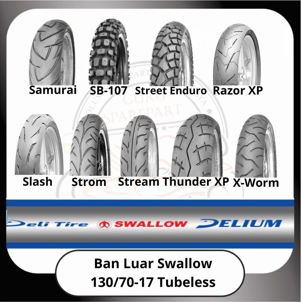 Ban Luar Swallow Tubeless 130/70-17