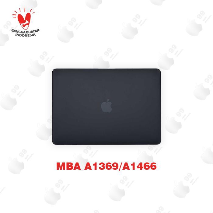 Case for Macbook Air 13 & 11 Inch 2011 2012 2013 2014 2015 2016 2017 - Hitam Matte, 13,3 inch