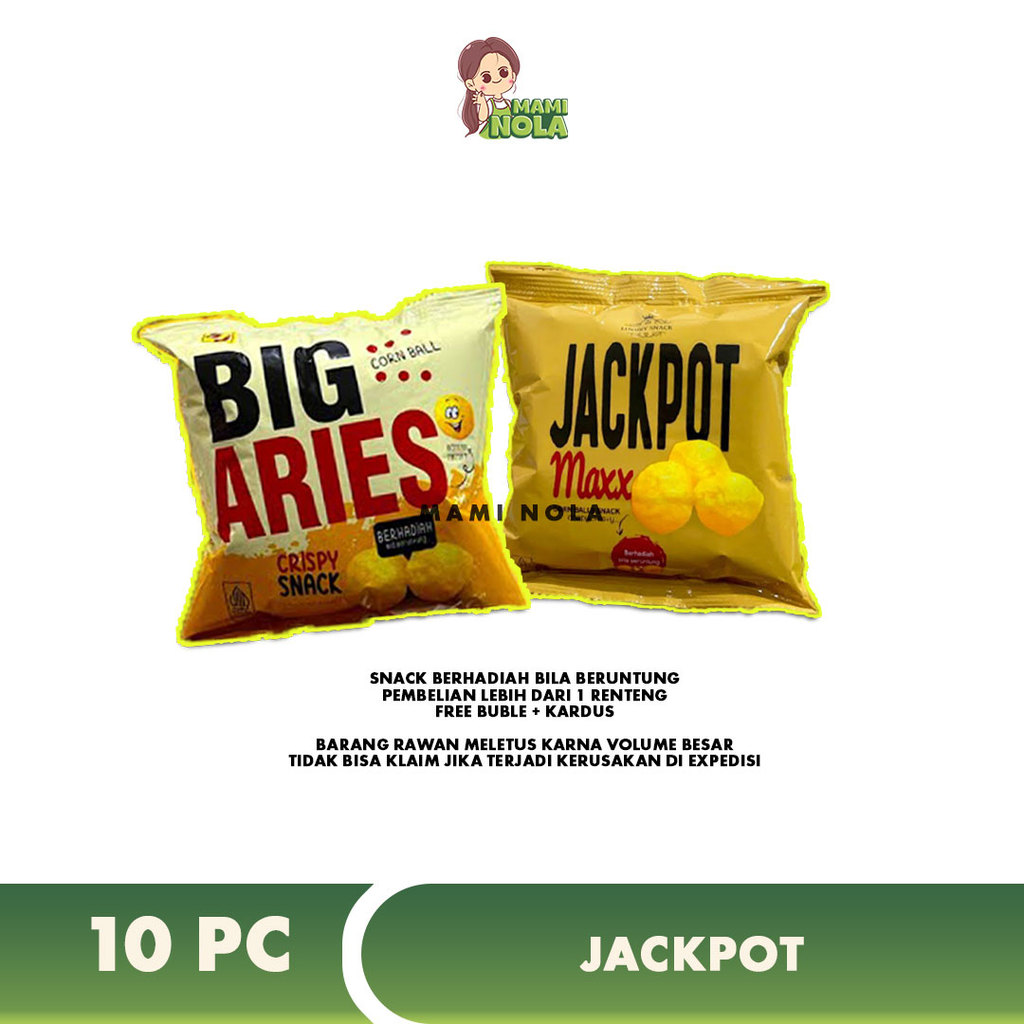Corn Ball Snack Berhadiah Jackpot Big Ohayo Big Aries GO Prime