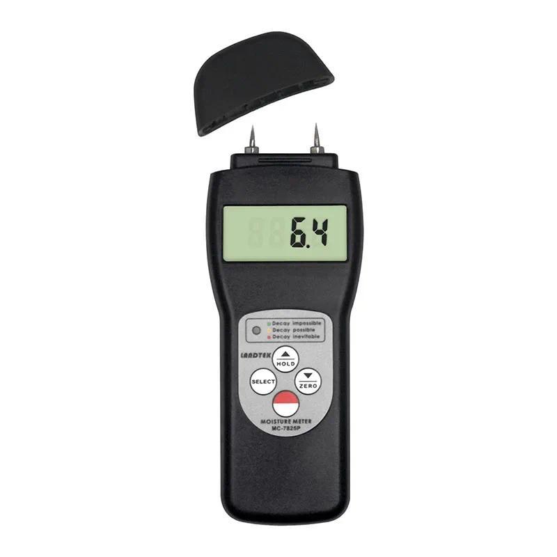 Pin Type MC7825P Basic Wood Moisture Meter builng Humity timber hardened materials ambient fiber Moi