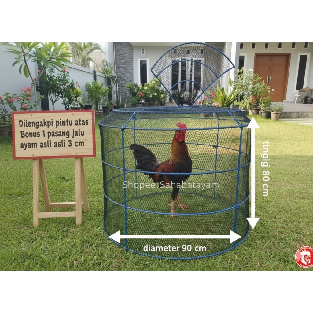 [BOBBY PET] Kurungan Besi Kliter D 97 Cm LUAR 107 Cm Kurungan Kliter Kurungan Besi Klilter Kurungan 