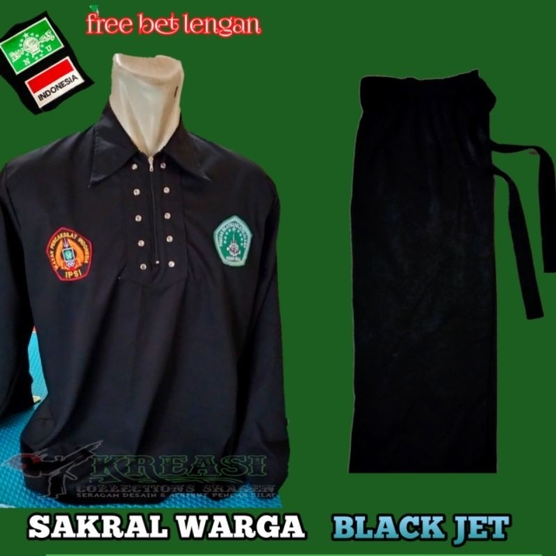 [ABIM SPORT] Sakral Pagar Nusa Blackjet Kancing Resleting S-XXXL