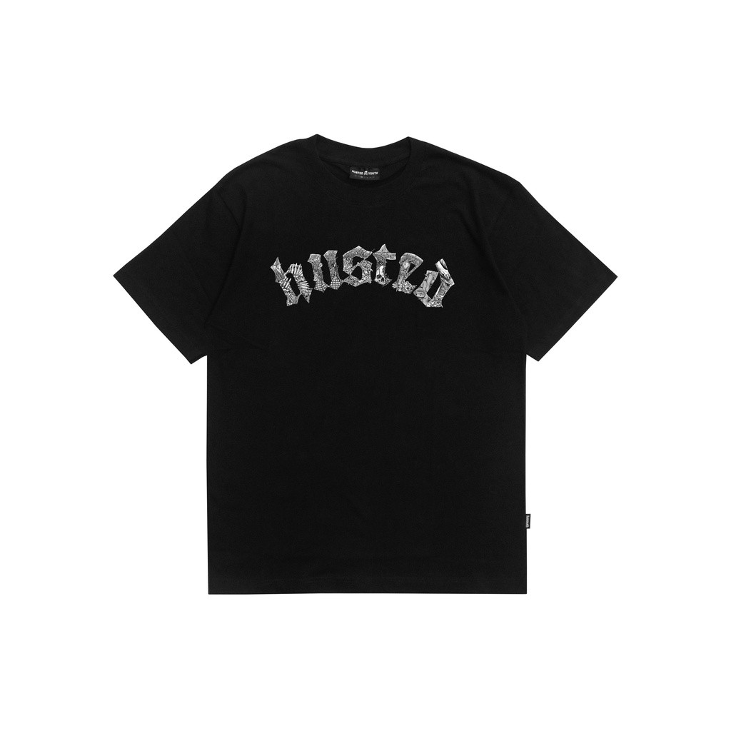 (COD) HUSTED KAOS HITAM EMPT