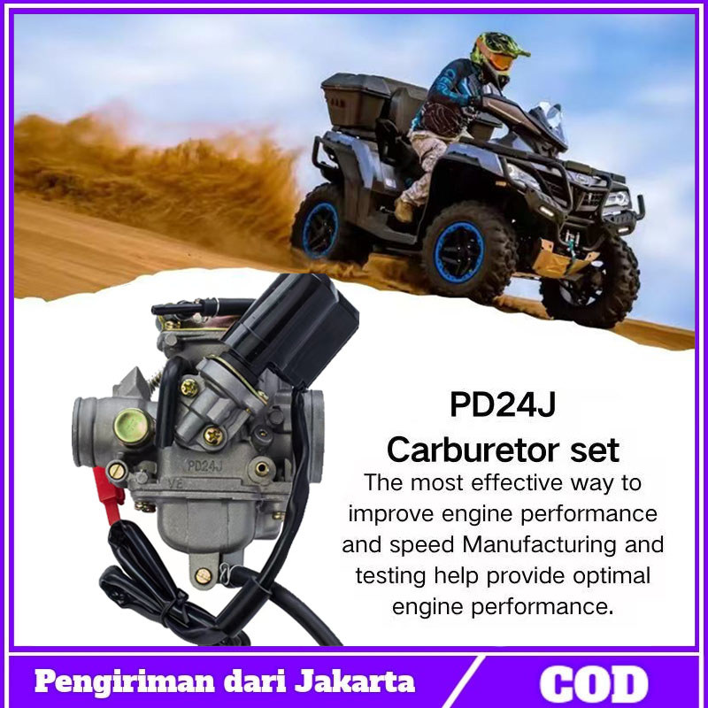 Siap - Karburator PD24J Karburator Gy6 Karburator Atv 150 - 200 Cc High Quality