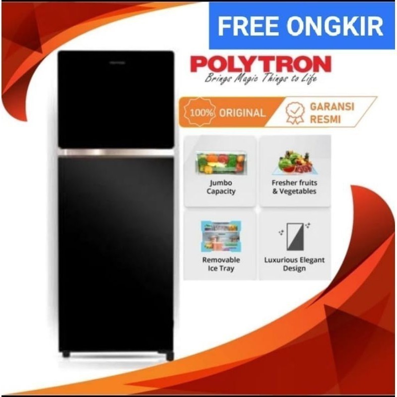KULKAS 2 PINTU POLYTRON PRW 23MN PRW23MN ORIGINAL