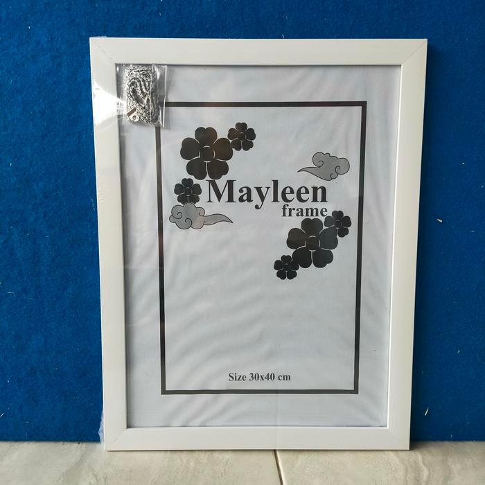 Bingkai Foto Minimalis 12R 30x40cm - Putih