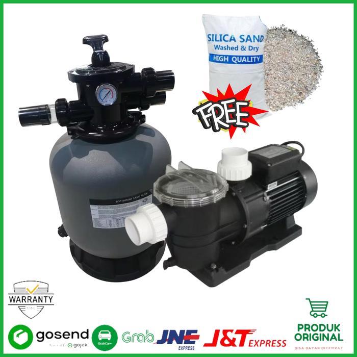 Paket Pompa 1/2hp Kolam Renang Venezia Stp50 dan Filter Kolam 16 inchi