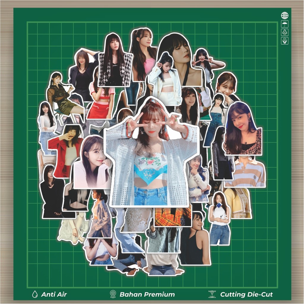 HOT 50 PCS Stiker  Jung Eunji (APINK) Stiker Fashion Cars Decal Dingin Kartu Album Custom Vinyl Anti