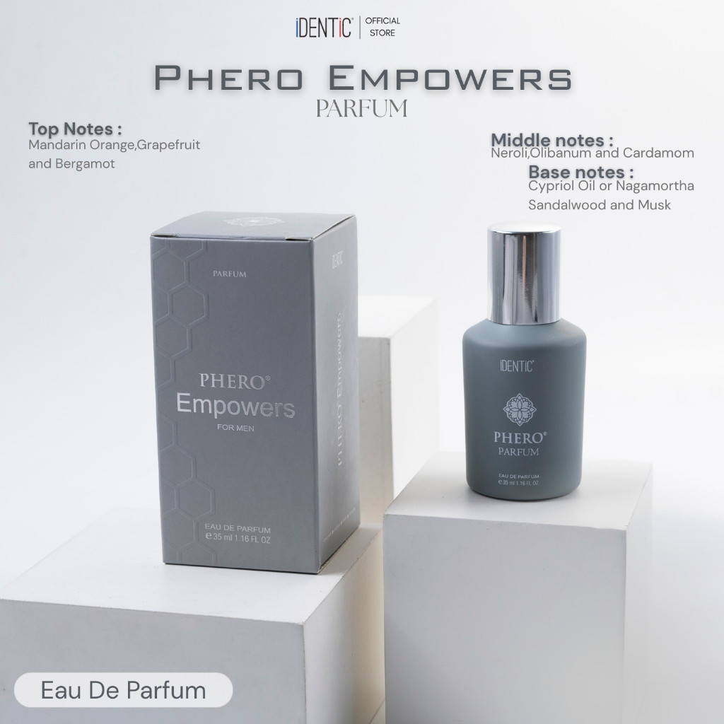 Promo || Parfum Phero Empowers for Men by IDENTIC eau de parfum 35ml parfum x wangi tahan lama aroma