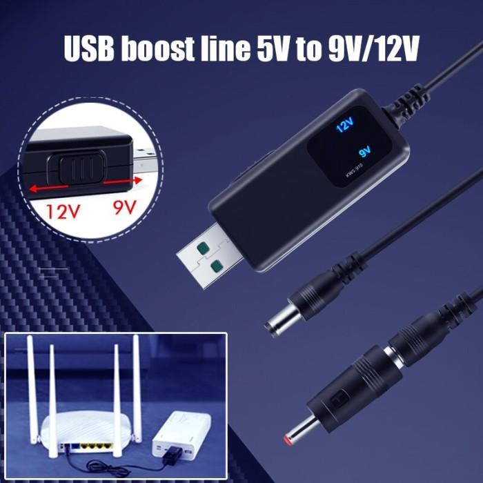 Voltage Booster USB To DC Dual Voltage LED 9/12 V