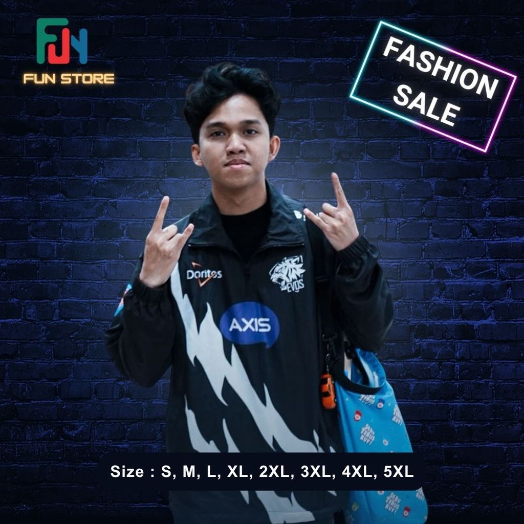 Jaket Evos oversize mpl s16 2025 big size rrq x preface terbaru jaket onic alter ego evos btr dewa u