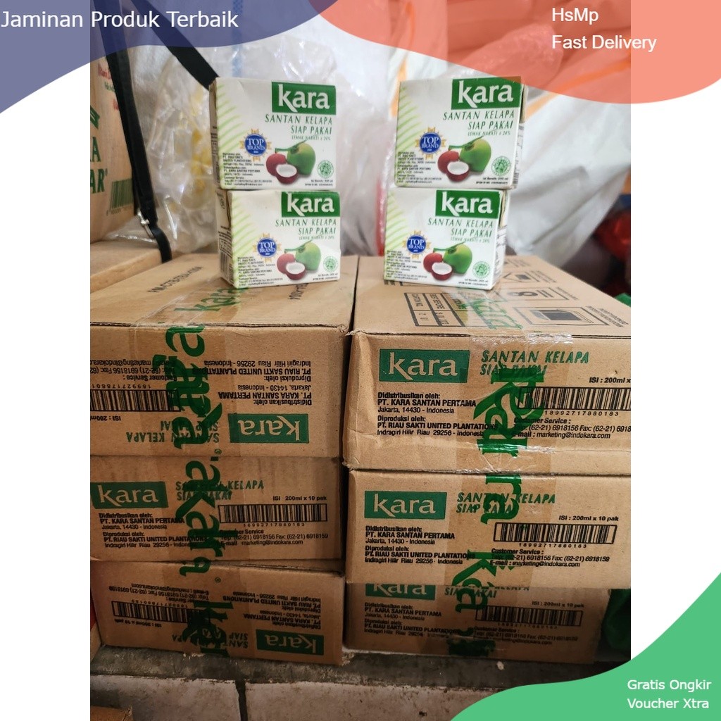 Santan Kara 200ml 1dus isi 10