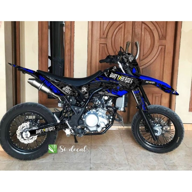 custom decal stiker wr 155 new versi dirty heroes free request bagus keren terjangkau