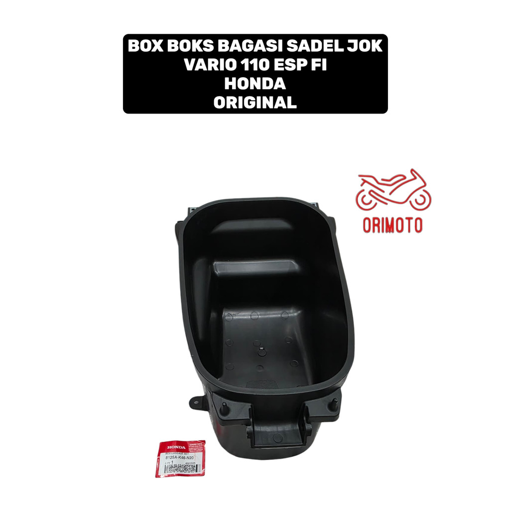ORIMOTO-BOX BOK BOKS BAGASI SADEL JOK VARIO 110 ESP FI AHM 8125A-K46-N20