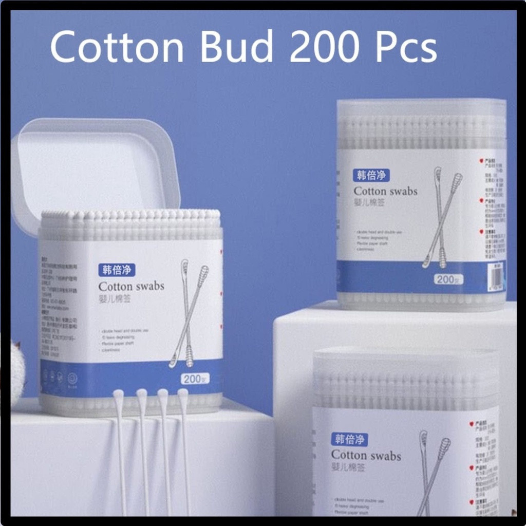 Baby Cotton Buds / Cotton Bud Spiral / Cotton Bud Sendok Isi 500   Pembersih Telinga / Kuping Baby C