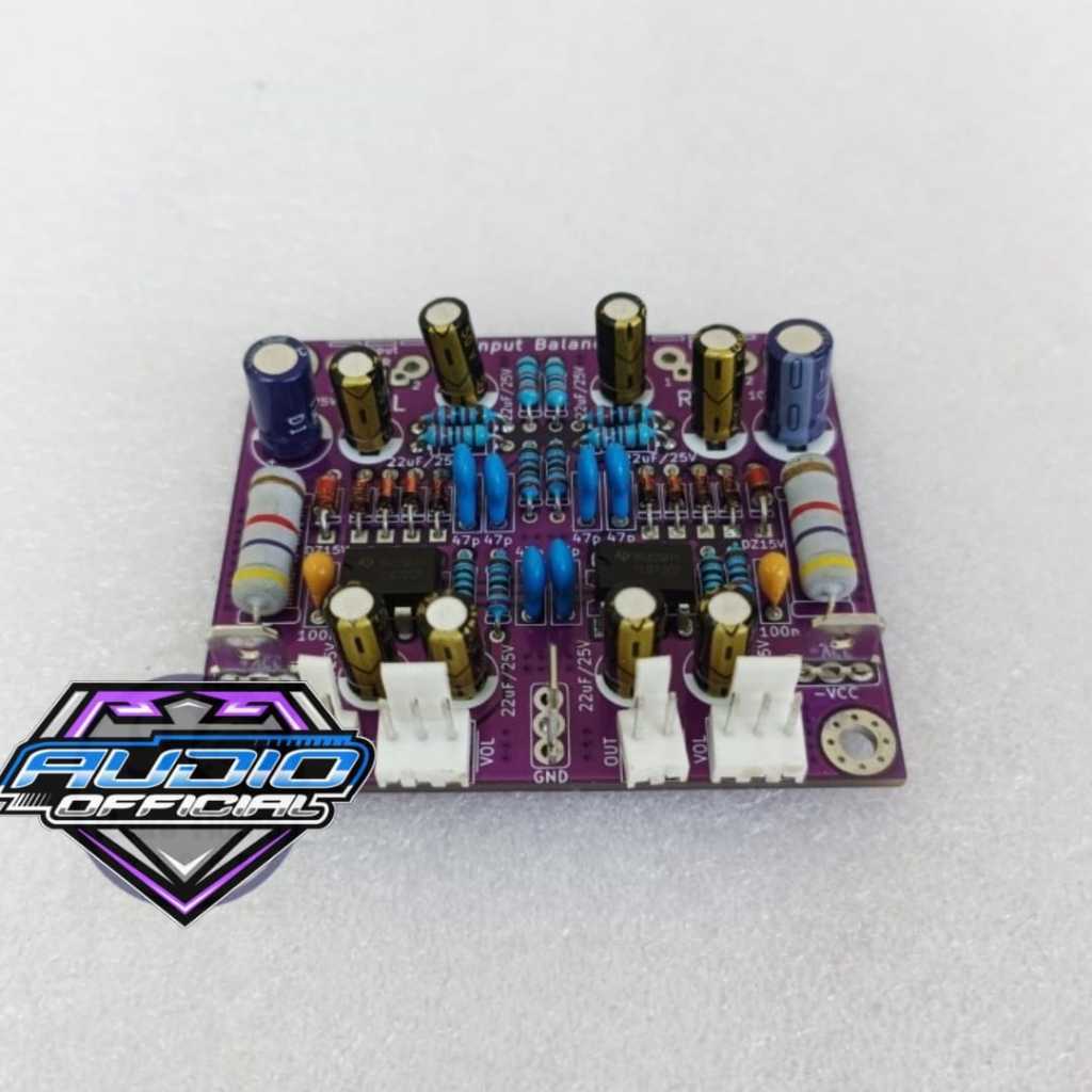 INBAL Input Balance Stereo PCB Double Layer FR4
