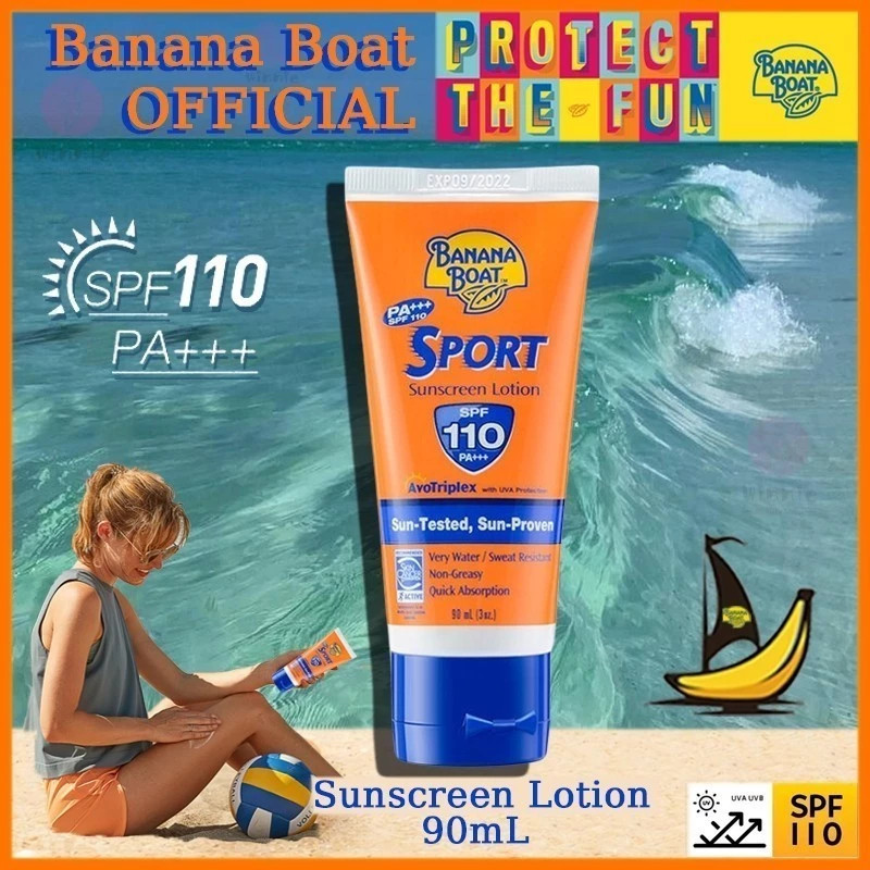 Banana Boat Sunscreen 90ML /Banana Boat Sport Sunscreen SPF 110 PA+++ /Banana Boat Sunblock