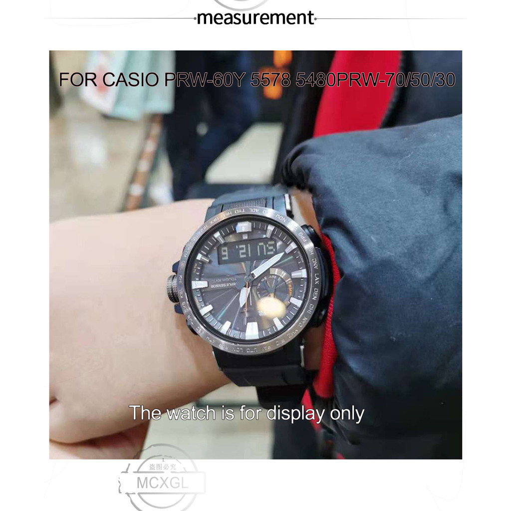 Rubber Strap For Casio PRW-60Y 5578/5480 PRW-70/50/30 Men Sport Waterproof Wat Accessories Replaceme