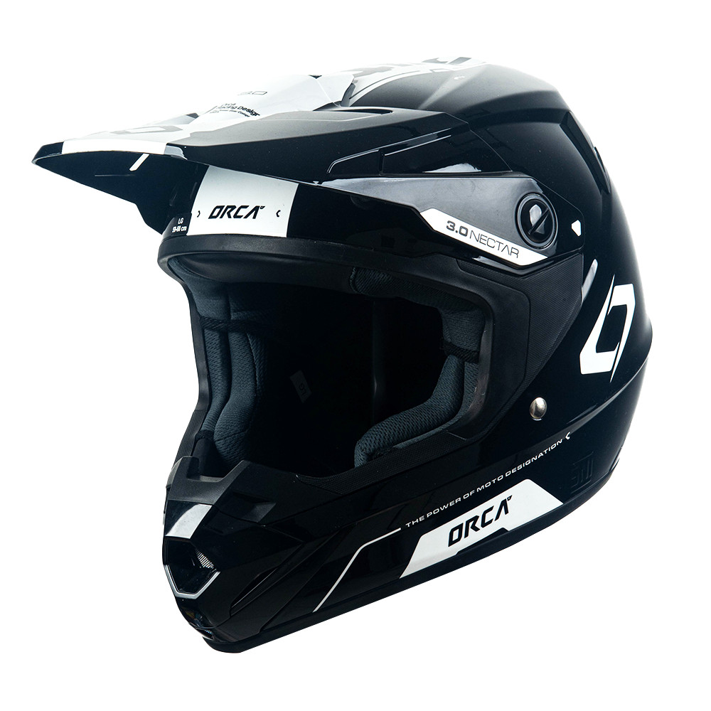 Orca Powergear - Helm Orca Atom Nectar 3.0 Black White