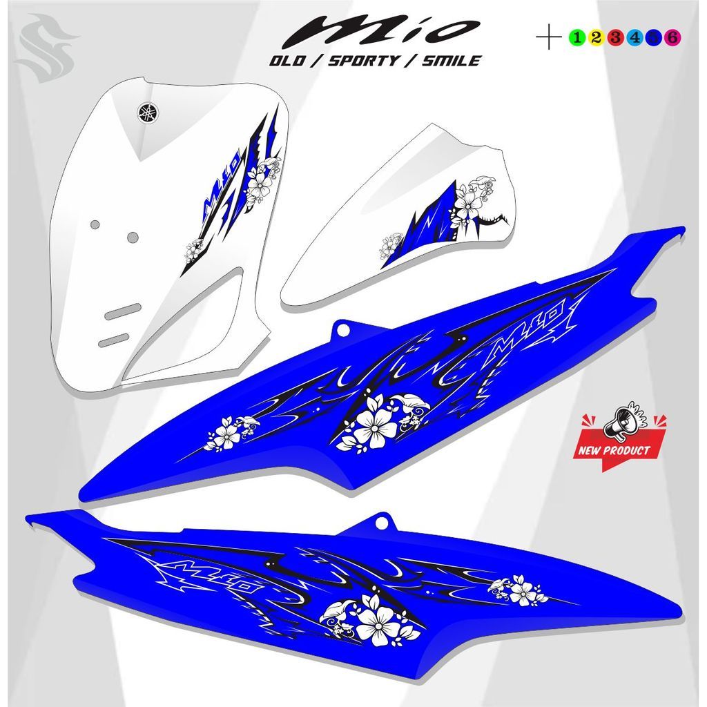STIKER STRIPING MIO KARBU STIKER MIO SPORTY VARIASI VARIASI