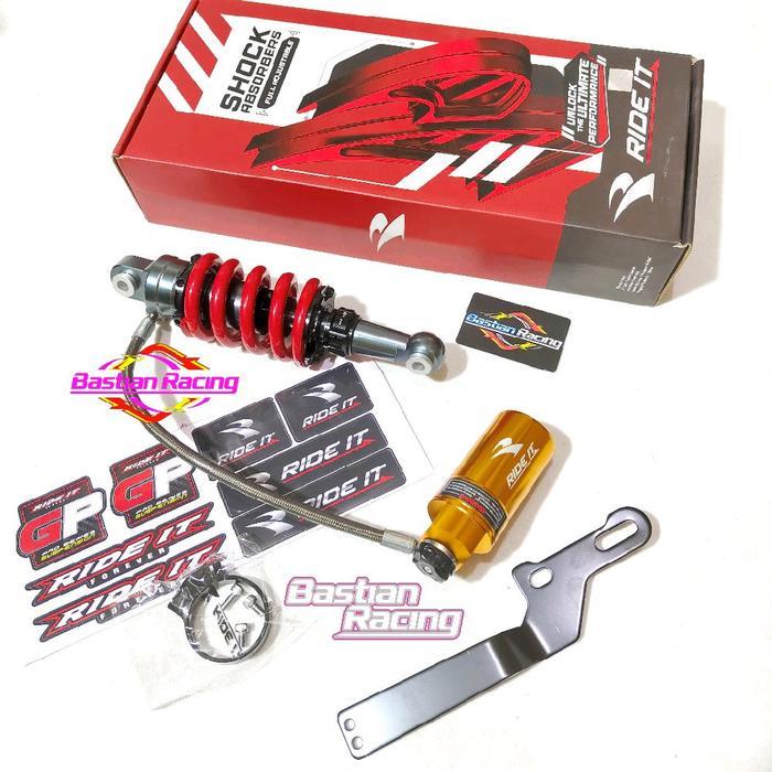 MONOSHOCK SATRIA 2 TAK  SATRIA HIU RIDE IT GP 103 TABUNG PISAH MONOSHOCK SATRIA HIU LUMBA DOUBLE KLI