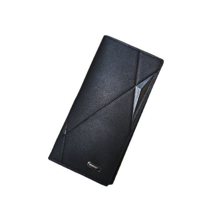 Dompet Panjang Kasual Pria dengan Slot Multi-Kartu Dompet Resleting Pria