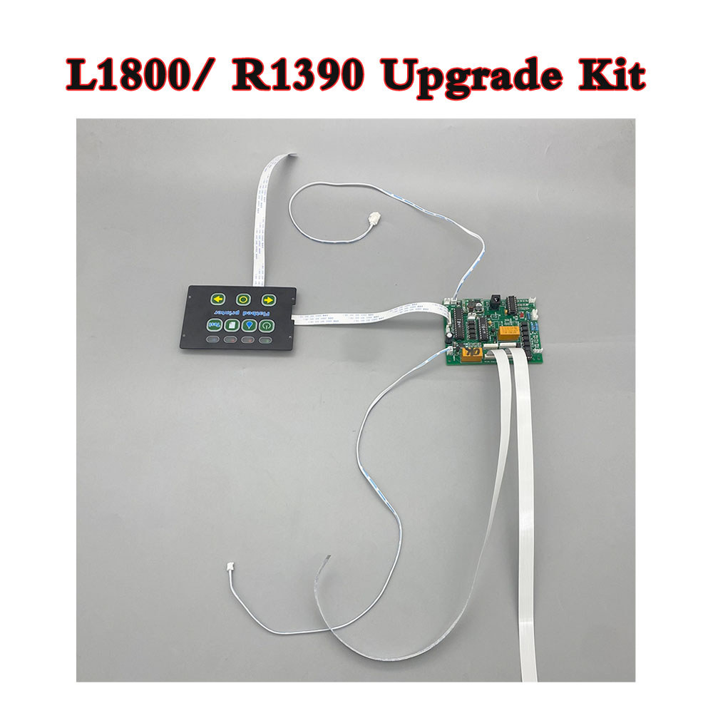 L1800 Motherboard R1390 Upgrade Kit DTF DTG A3 A4 UV Printer Automatic Eps L805 Shielded Paper Feed 