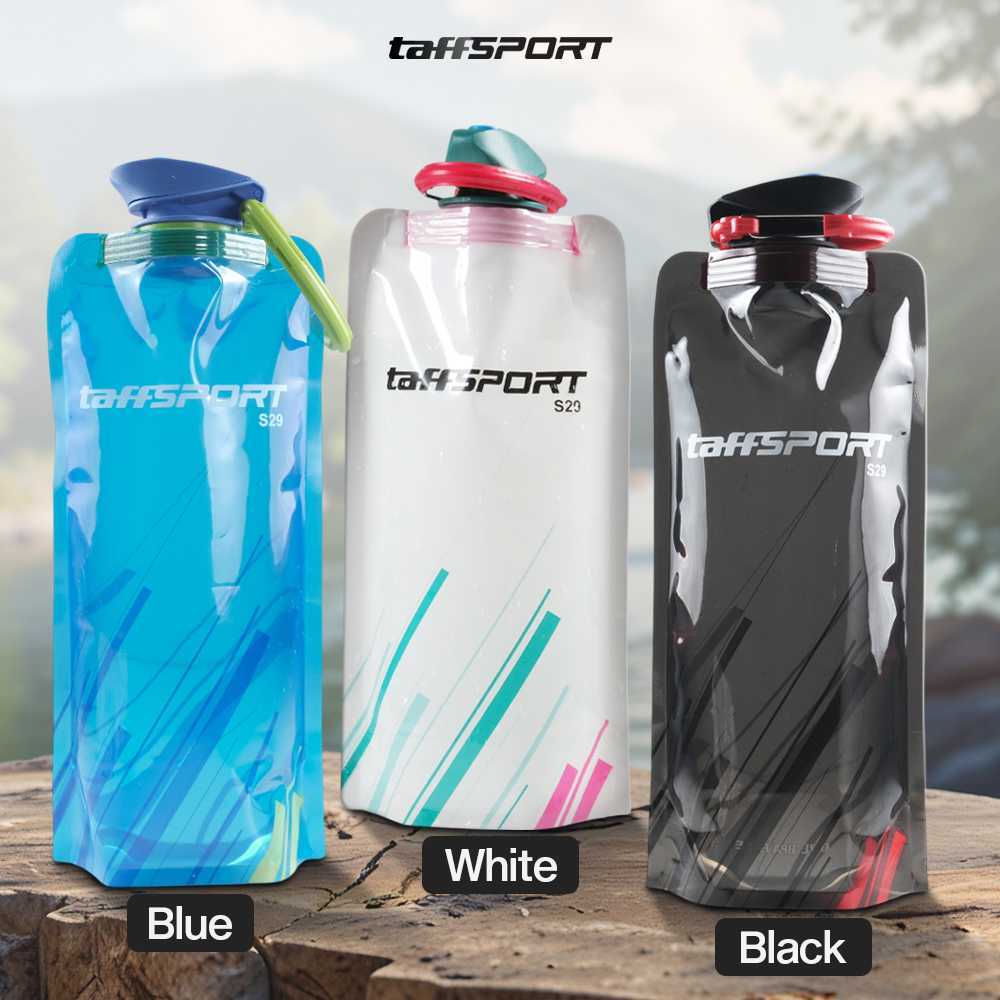 COD Botol Air Minum Lipat Portable Unik Untuk Outdoor Camping Hiking Besar 700ml Bahan Plastik BPA F