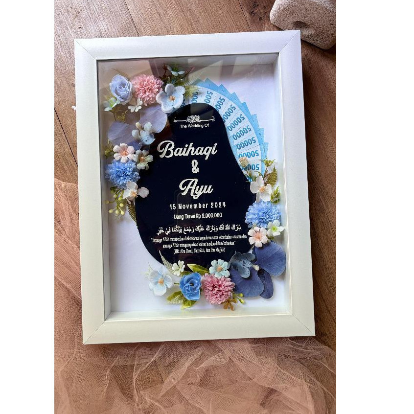MAHAR PERNIKAHAN ANGGREK BINGKAI MAHAR MURAH
