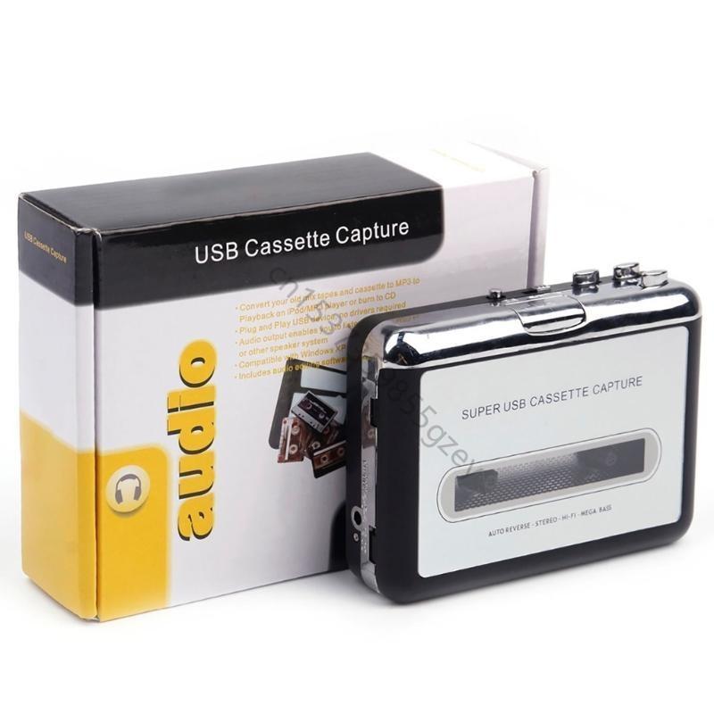 Portable Cassette Tape Player Cassette Player USB Cassette Tape to MP3 Converter 69HA