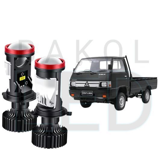2pcs Lampu Utama LED H4 Projector High Power Mobil Mitsubishi L300 BL