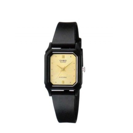 ORIGINAL Casio Original LQ142E-9A / LQ-142E-9A Jam Tangan Analog Wanita Karet Gold Emas CS1