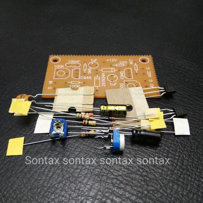 pcb kit diy agc vu meter radio bitx transceiver ssb qrp ...Eletronik