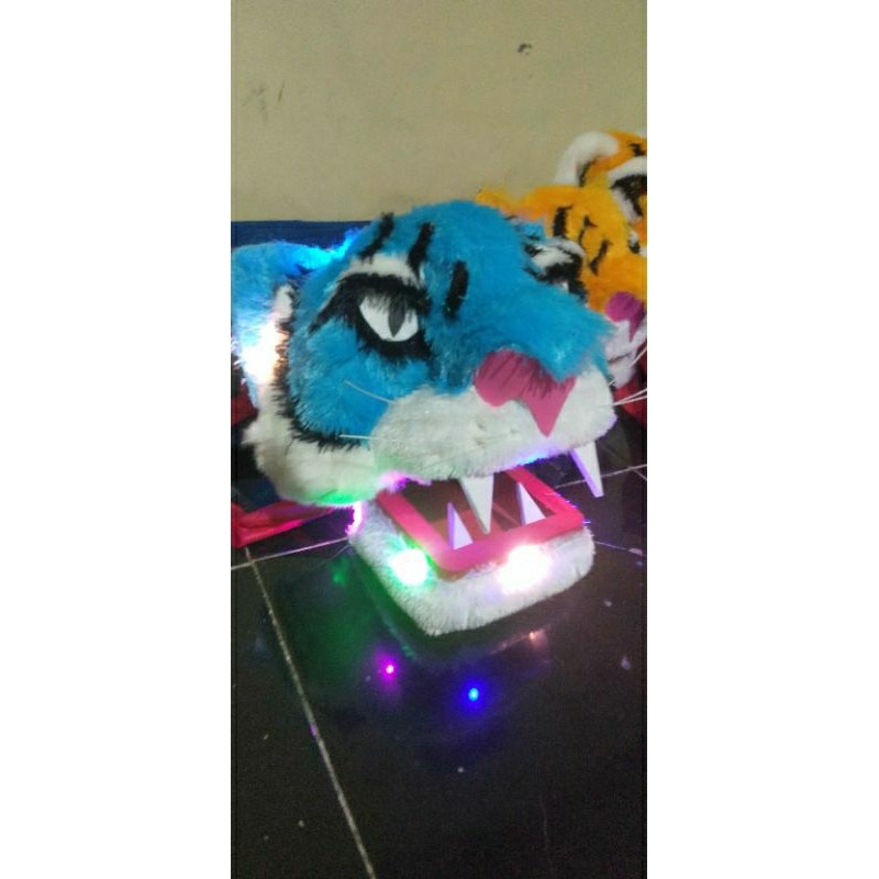 Topeng Barongan Barongan macanan anak dengan lampu KESENIAN