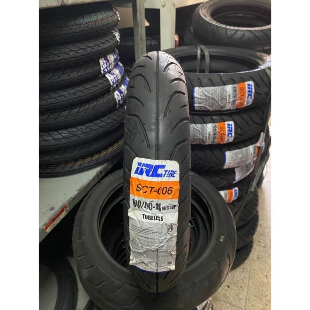 Ban Motor Irc 100/80-14 Tubeless Ban Vario 150 Ban Vario 160 Ban PCX 150