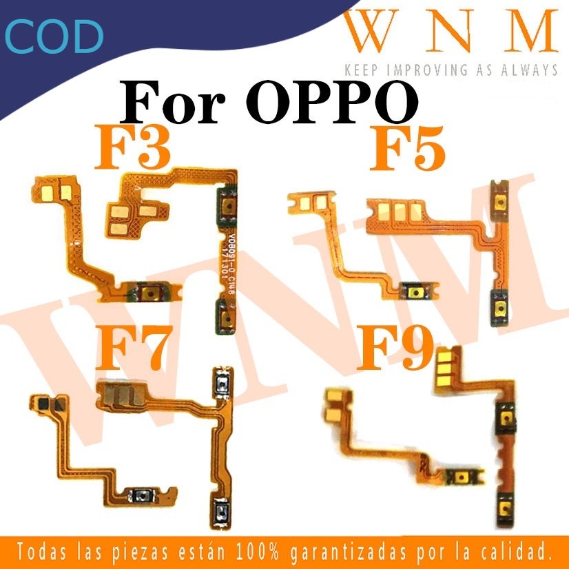 For OPPO F3 F5 F7 F9 Flex Cable Volume Power On/off Button Switch Flex Ribbon Cable Replacement Part