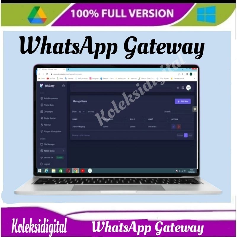 Source Code Aplikasi WhatsApp Gateway Multi Device Terbaru Versi 5.0