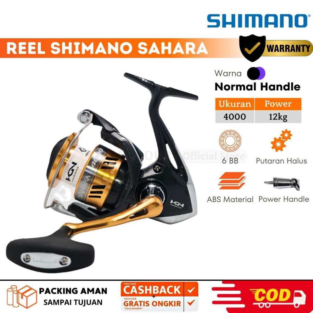 Reel Pancing Shimano SAHARA 4000 FI -Reel Spinning Premium untuk Pemancing Profesional