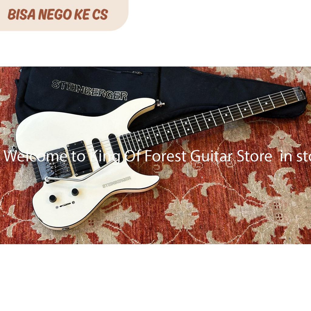 TB hot Custom shop '80s Steinberger TransTrem Headless Electric Guitar1478