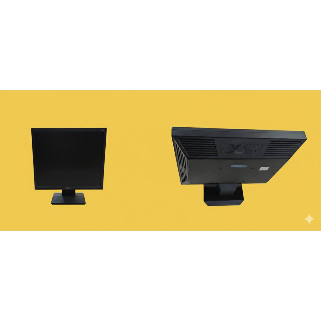 ACER Monitor 17 INCH, Mini PC Acer Veriton X2640 Core i5 4460T  Monitor 17 INCH