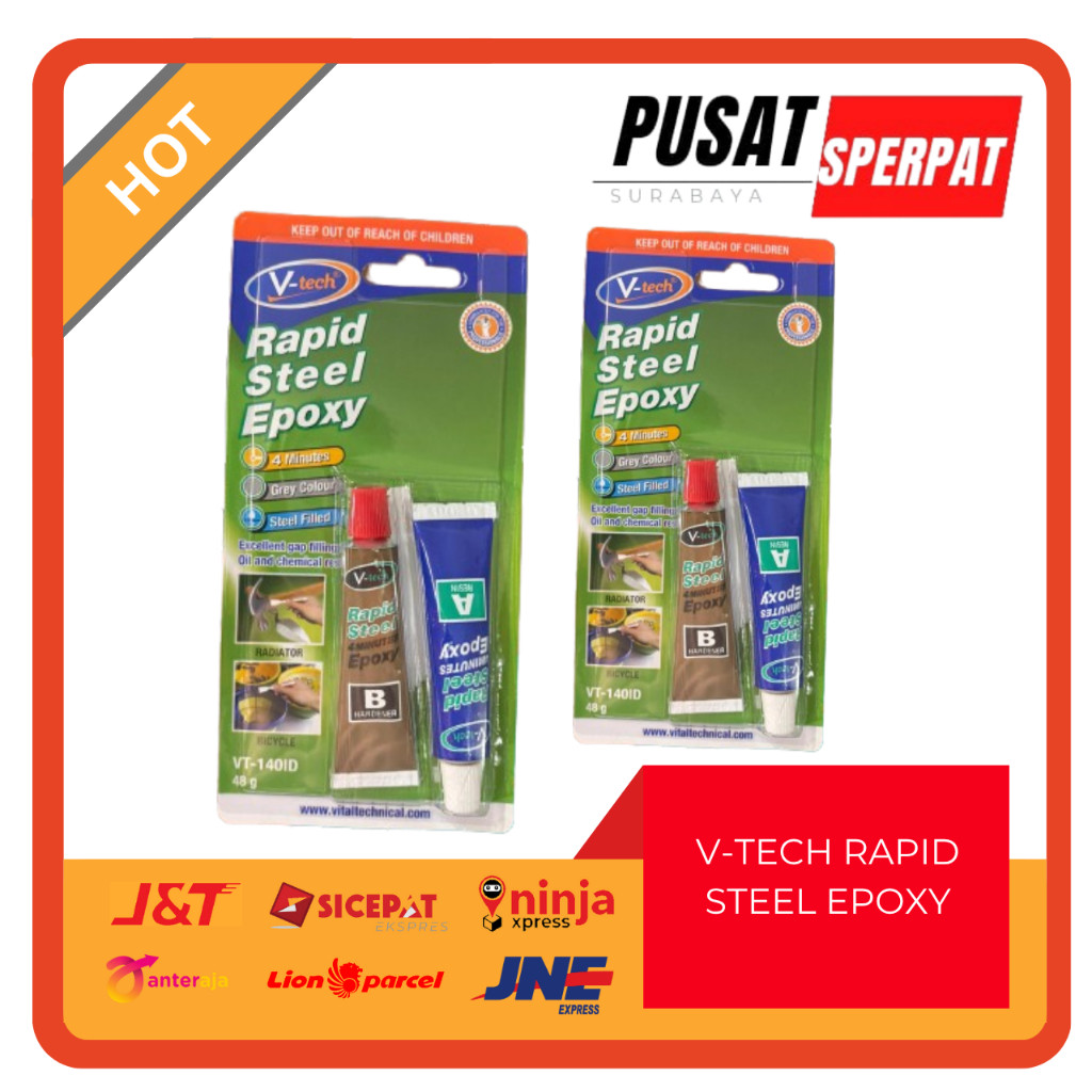 V-TECH - v-tech vtech rapid steel epoxy 4 minutes