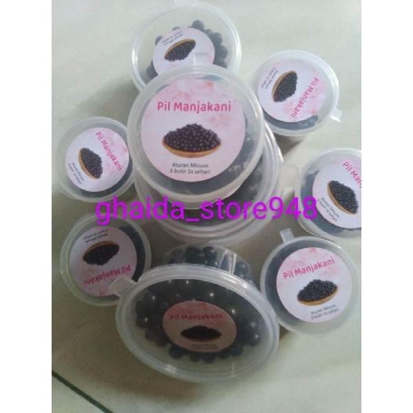 JAMU PIL MANJAKANI KEMASAN POT100 pil