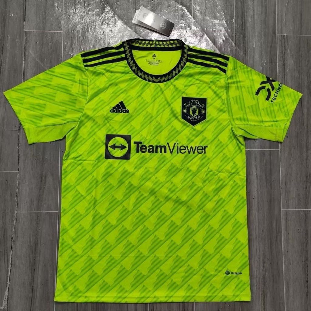 22-23 Style Manchester United Second Away Manchester United Jersey Thin Football Running Loose Fit