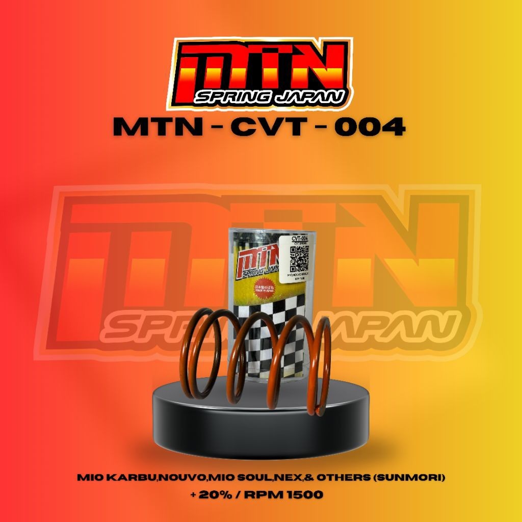 Per CVT Mio,Nouvo 1500RPM Original MTN Spring Japan CVT-004