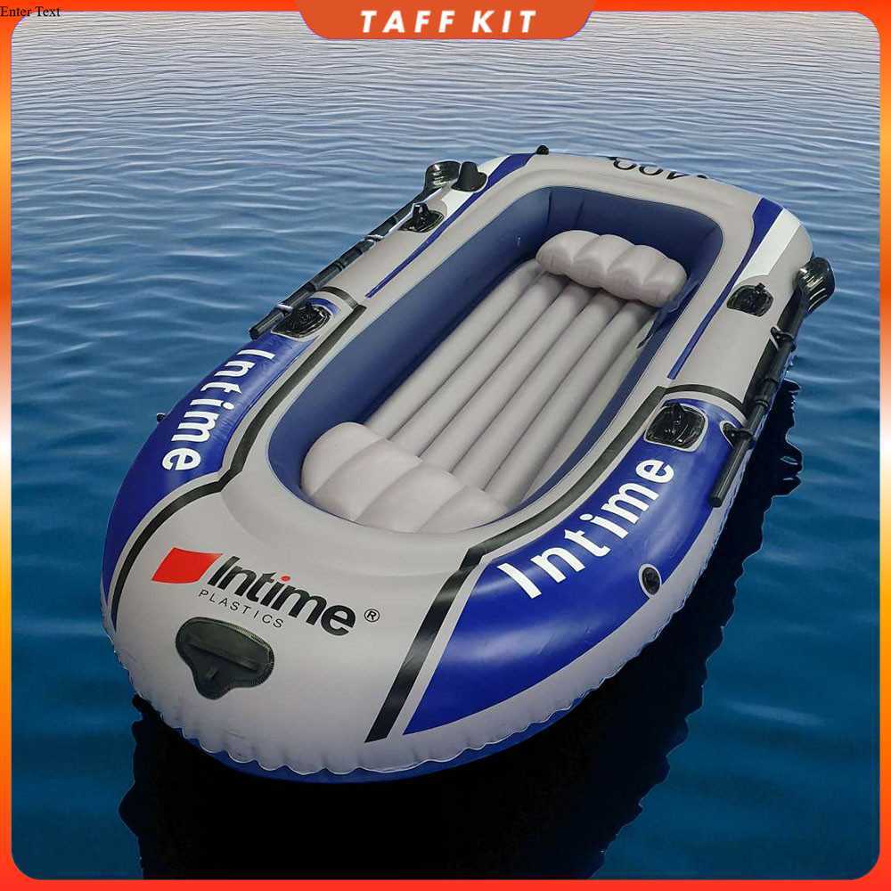 INTIME 400 Perahu Karet Mancing Inflatable Fishing Boat 4 Person - YT-099
