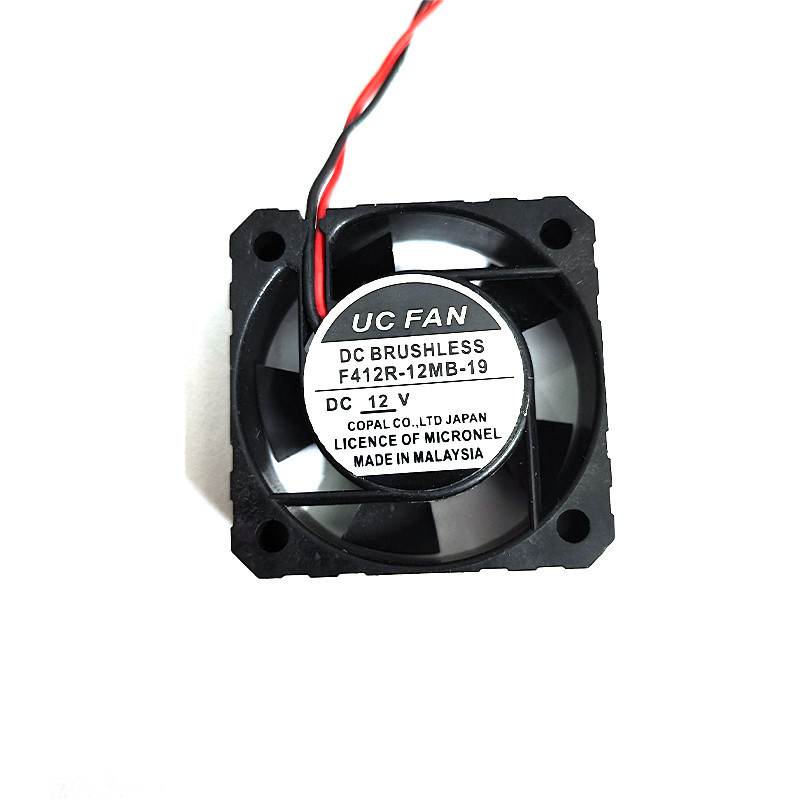 Original UC FAN 4012 F412R-12MB-19 DC12V 4cm 4012 CPU Power Supply Inverter Cooling Fan